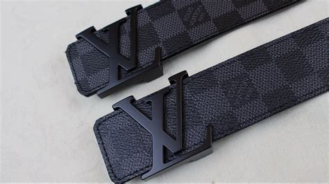 real vs fake louis vuitton belt black|louis vuitton belt counterfeit.